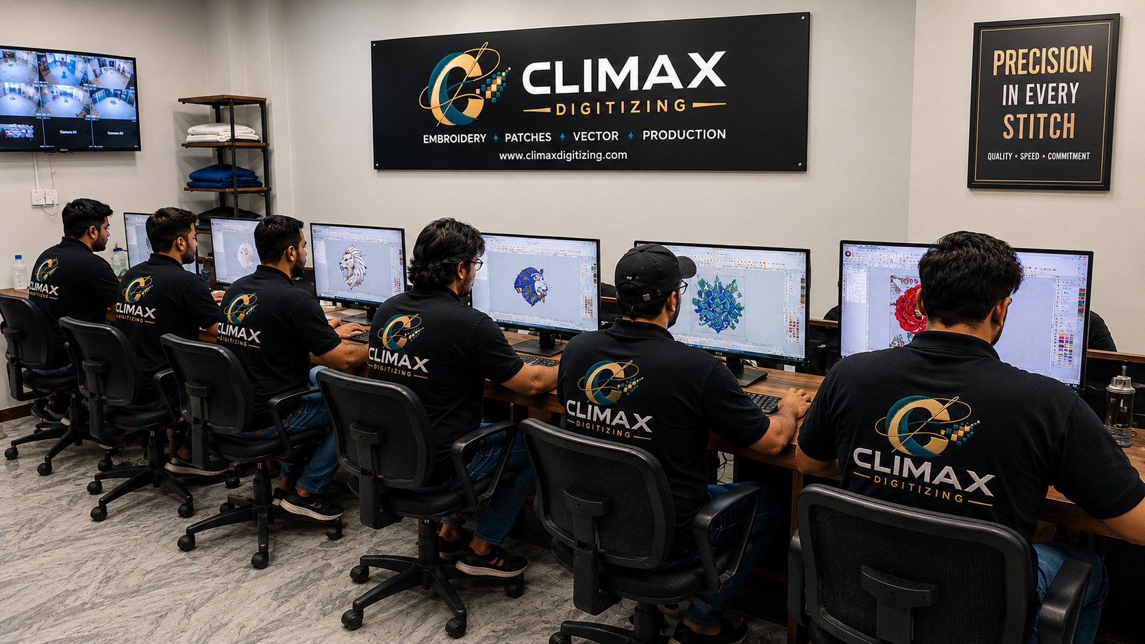 Climax Digitizing workspace