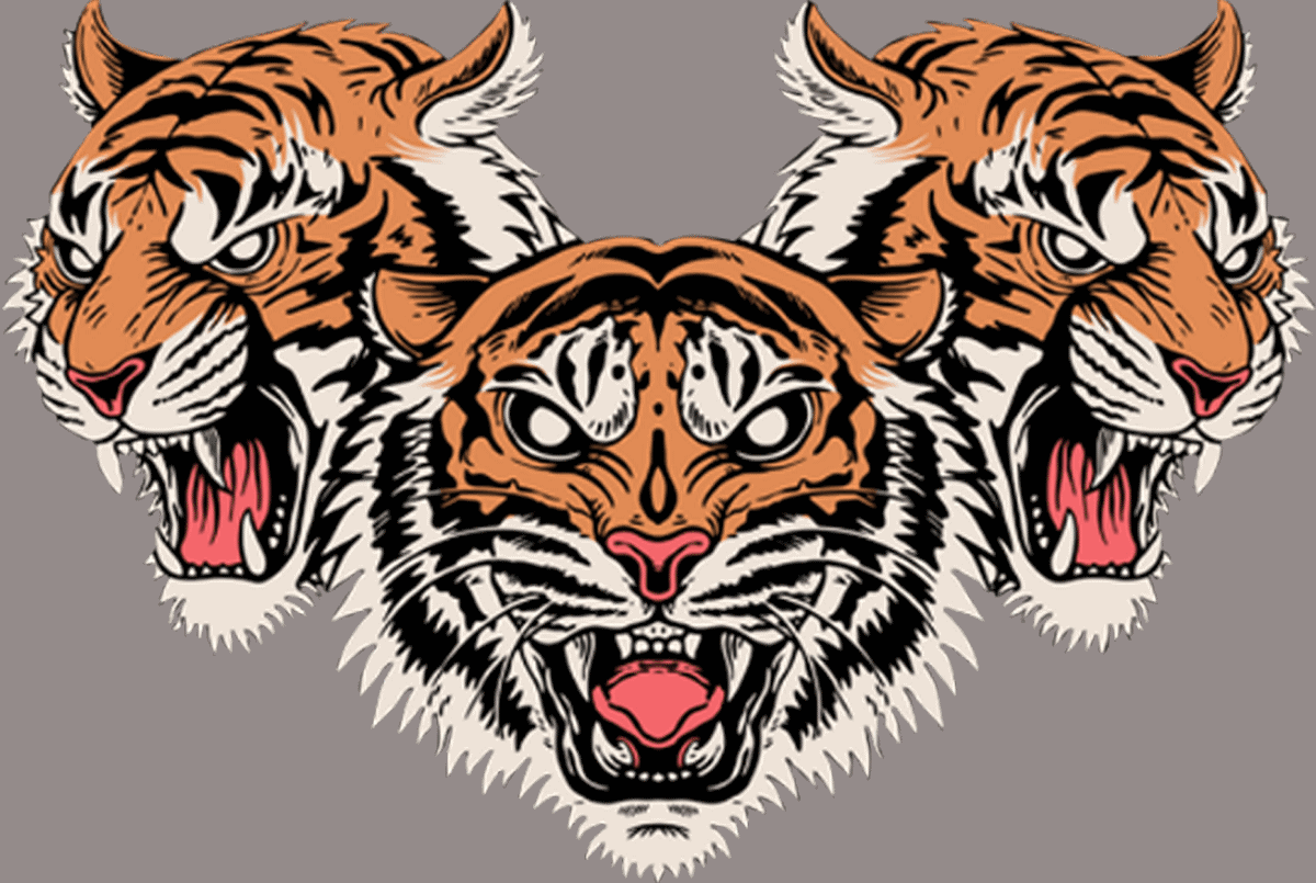 Before artwork tiger design